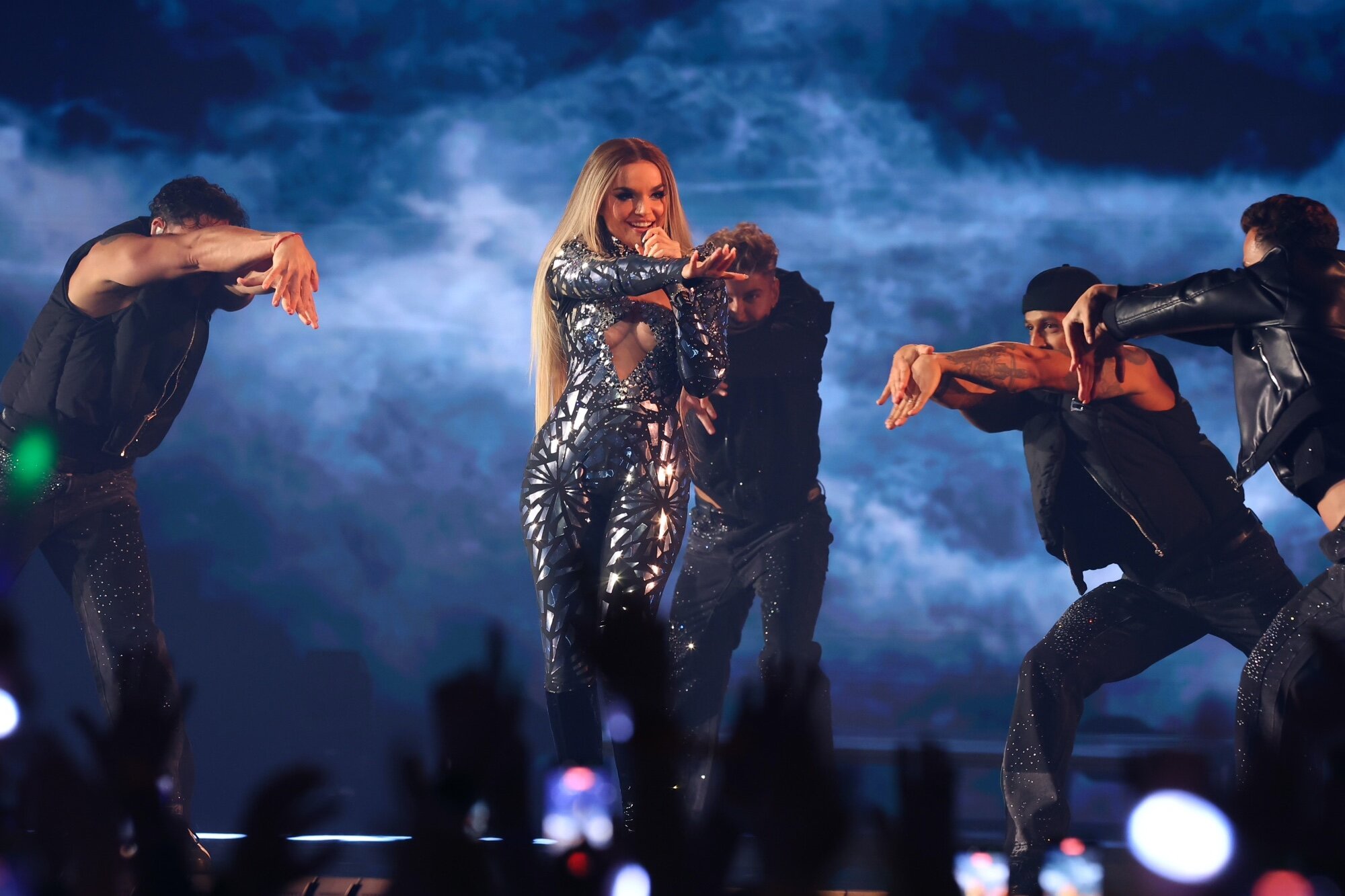 Melody durante su actuación en la gran final del Benidorm Fest 2026