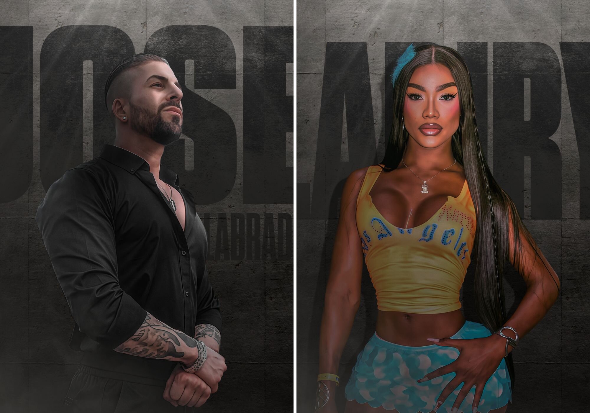 José Labrador y La Piry, concursantes oficiales de 'La cárcel de los gemelos'