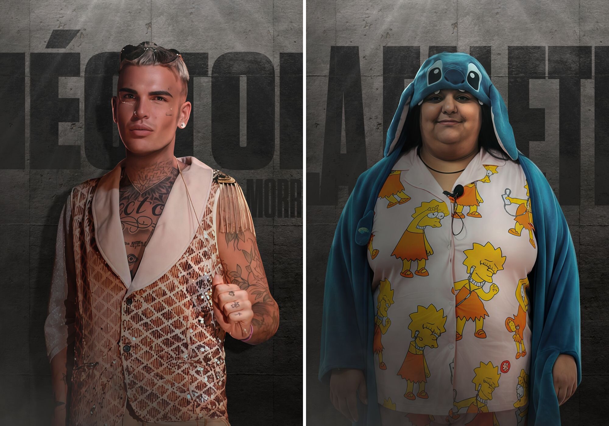 Héctor El Morritos y La Falete, concursantes oficiales de 'La cárcel de los gemelos'