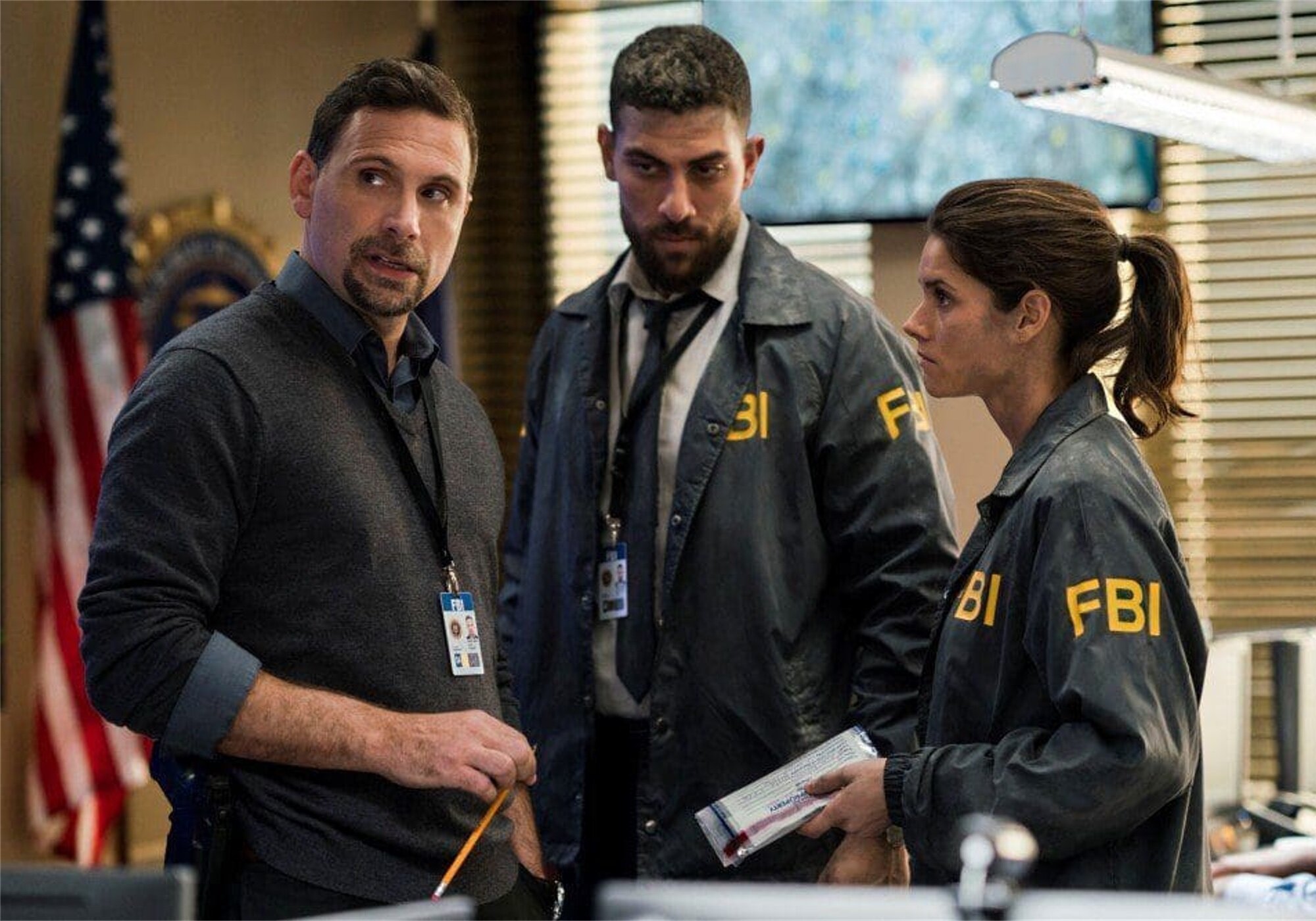 Tres de los protagonistas de 'FBI'