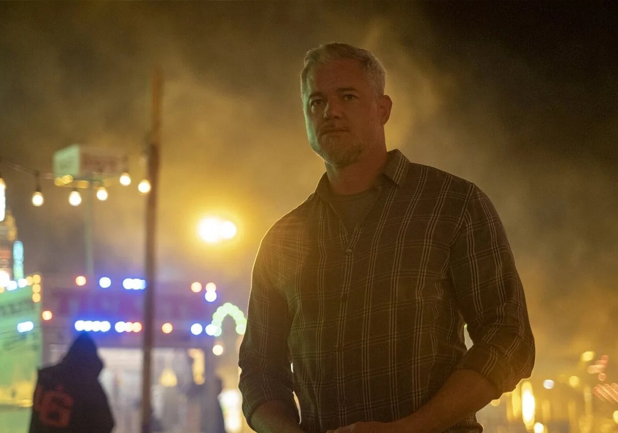 Eric Dane, en una escena de 'Euphoria', donde interpretaba a Cal Jacobs