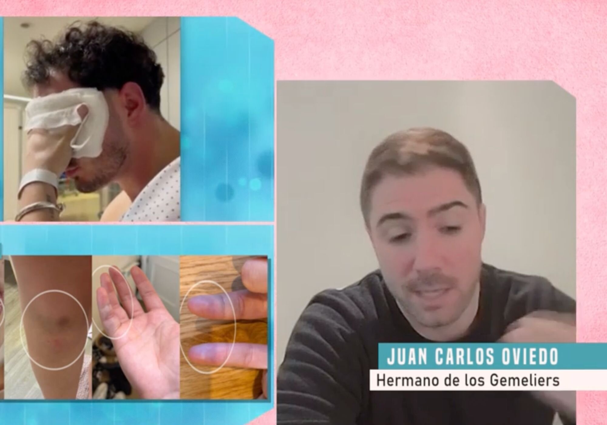 Juan Carlos Oviedo habló en 'Fiesta' sobre la agresión que sufrieron los Gemeliers el sábado 21 de febrero