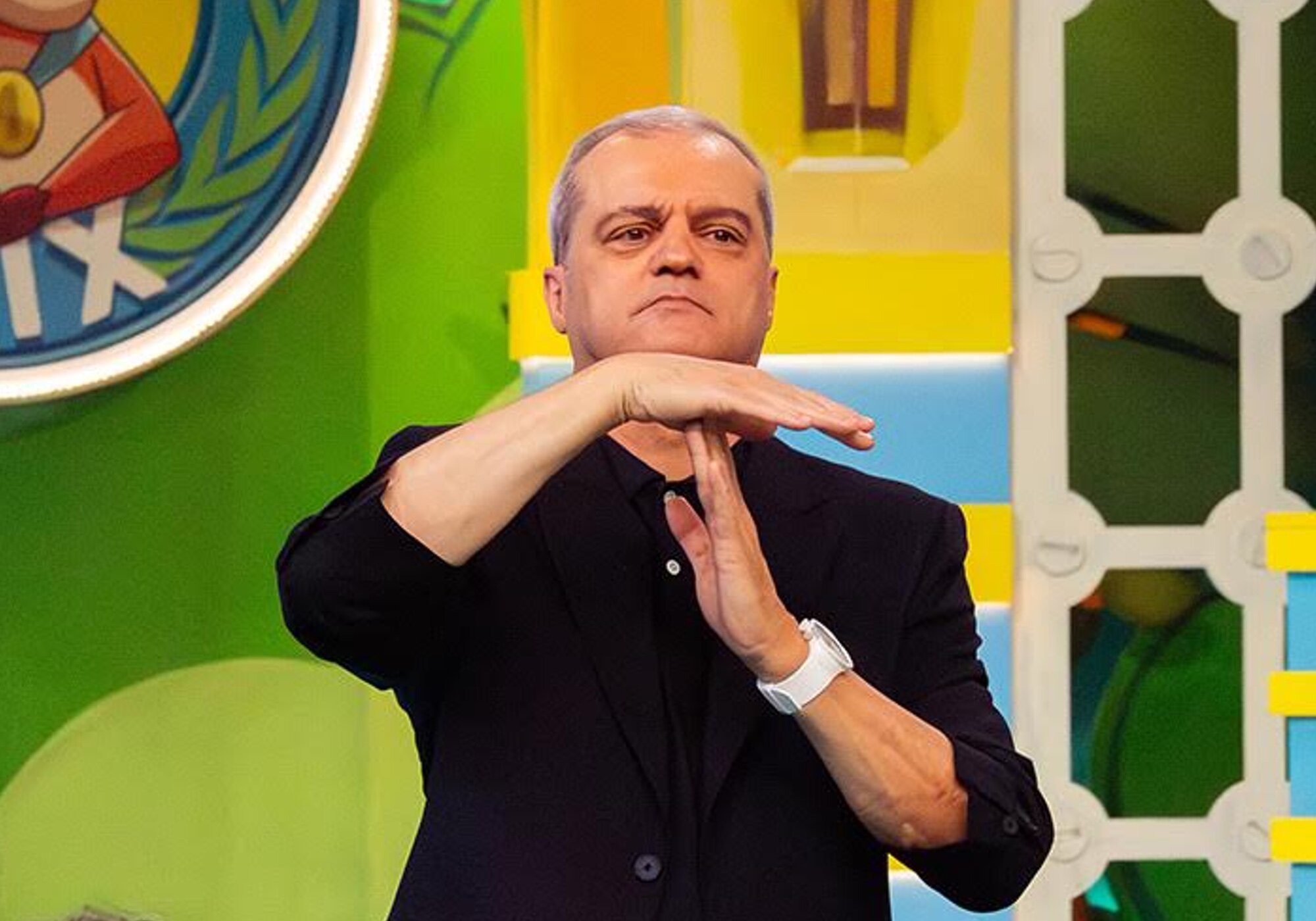 Ramón García, en una de las pruebas de 'El Grand Prix del verano'