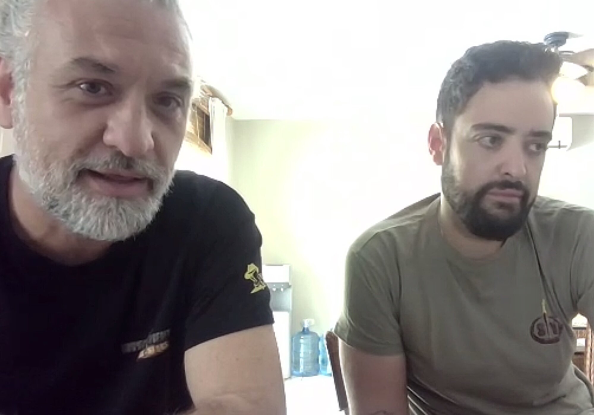 Juanra Gonzalo y Ángel Ludeña, en la rueda de prensa, conectan desde Honduras