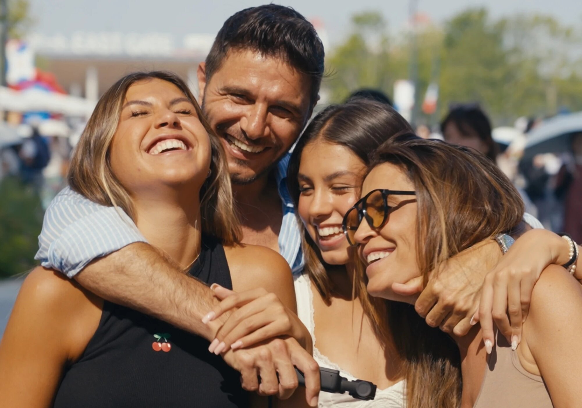 La familia Sánchez-Saborido en 'El capitán en Japón'