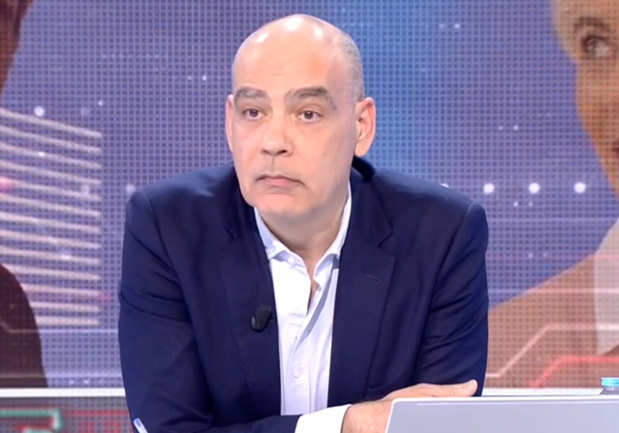 Nacho Abad ha intentado poner orden durante el enfrentamiento