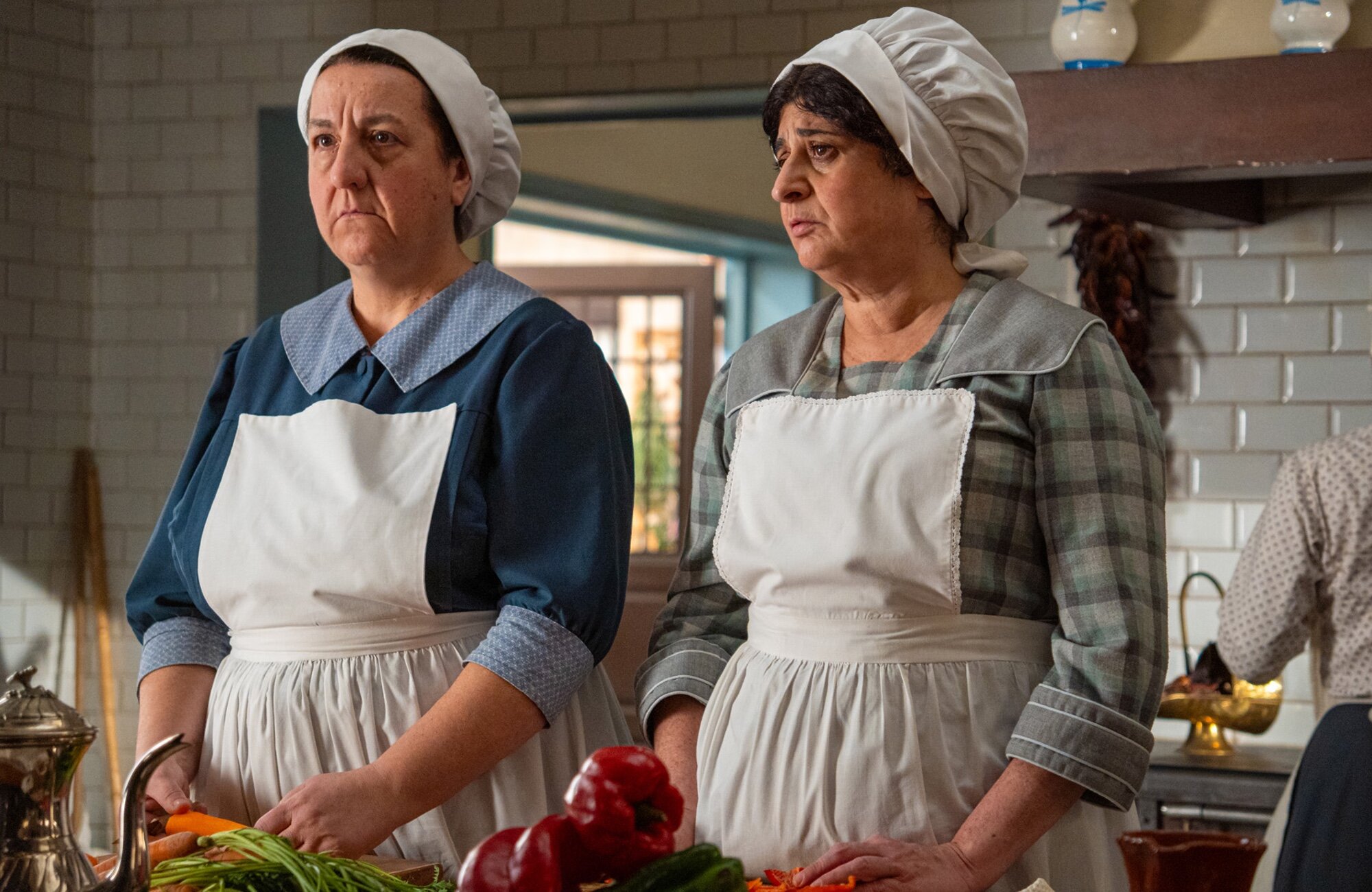 Simona y Candela en 'La promesa'