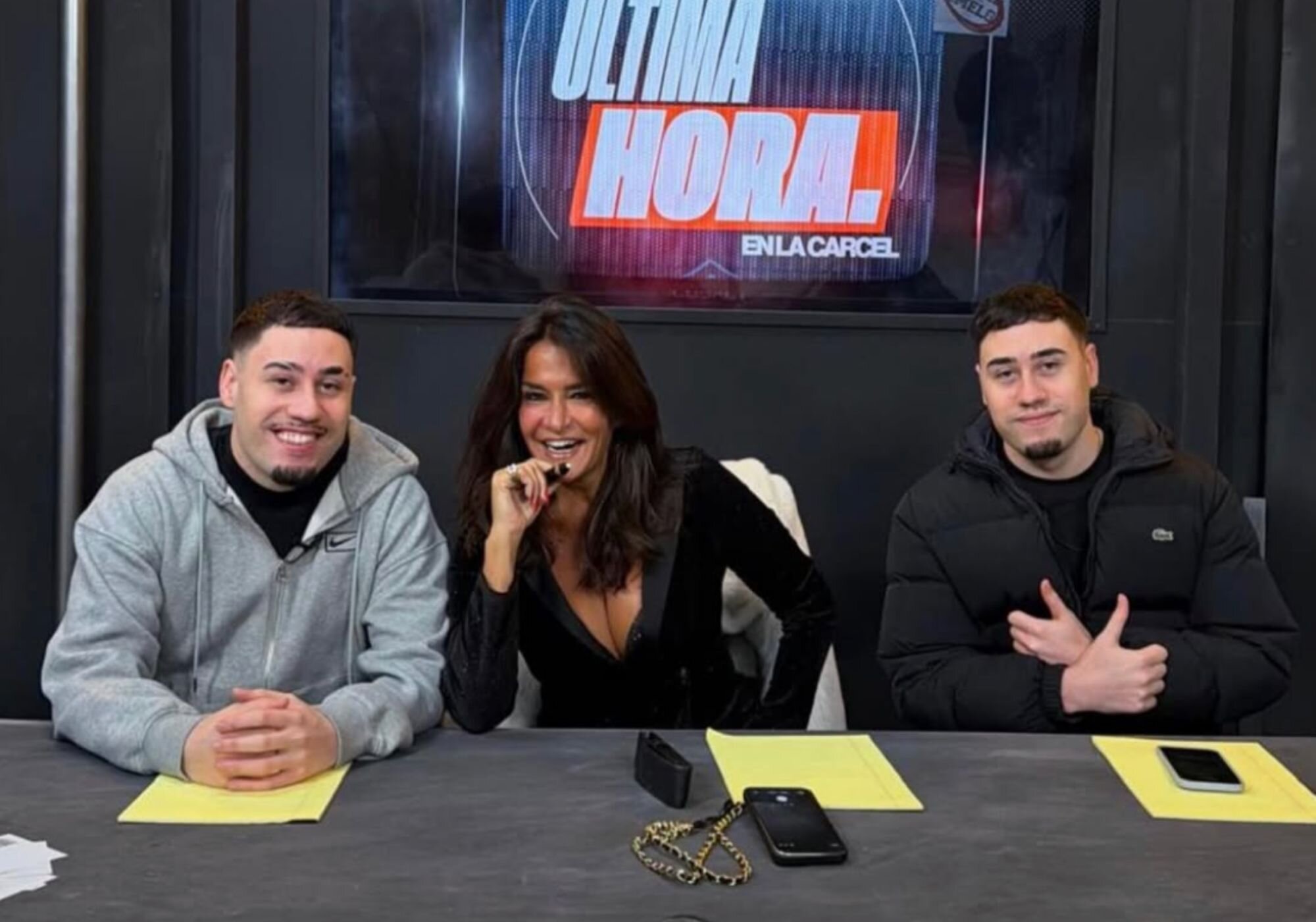 Aída Nízar participó en un directo previo al comienzo de 'La cárcel de los gemelos'