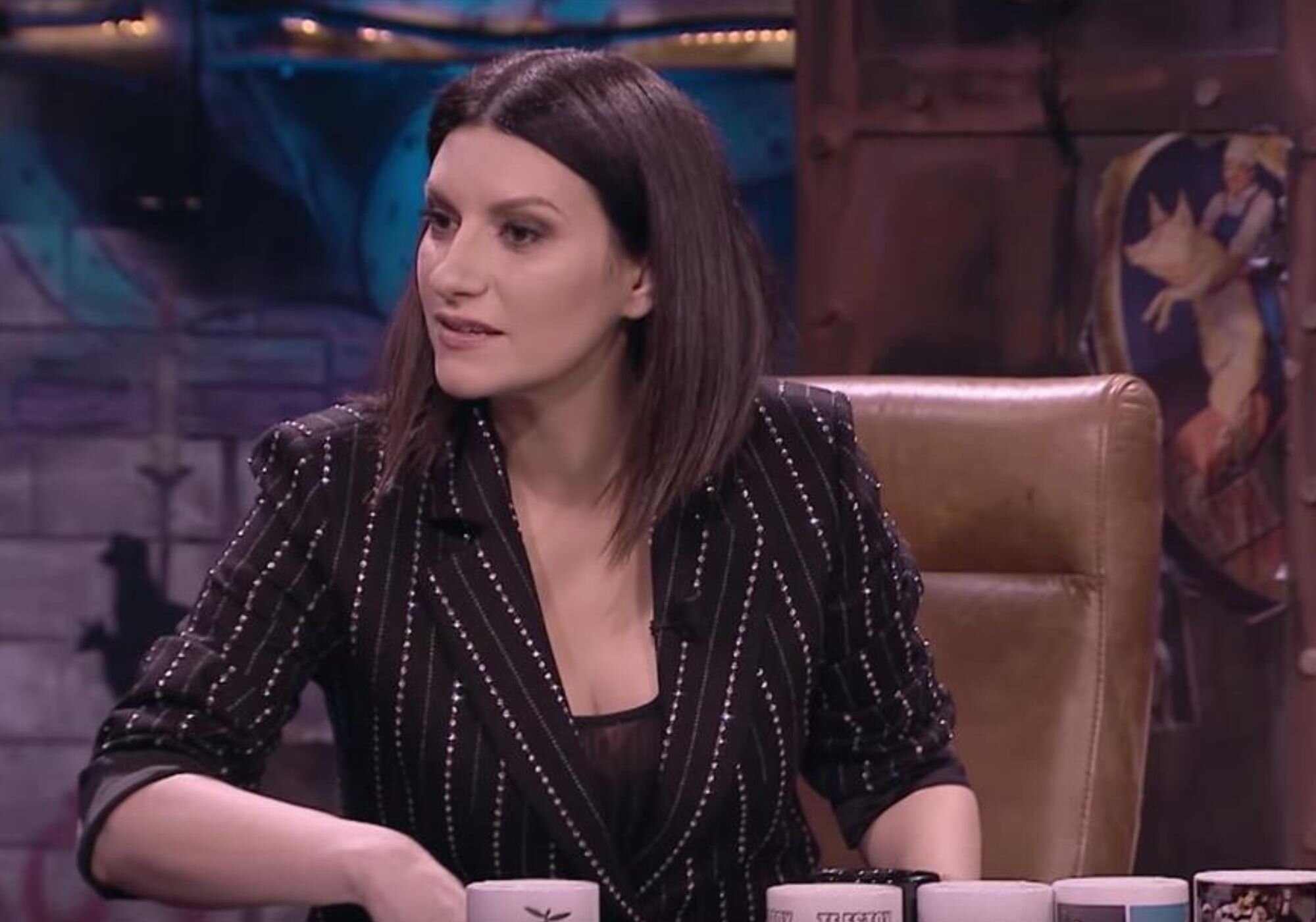 Laura Pausini visitó 'La Resistencia' en Movistar Plus+