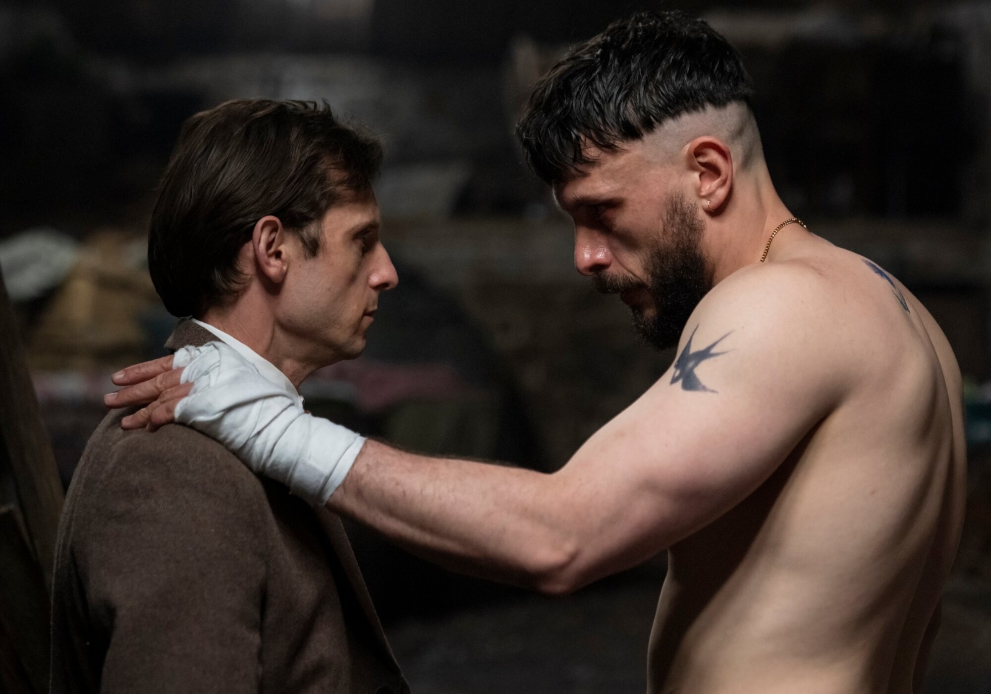 Jamie Bell y Richard Gadd en 'Half Man'