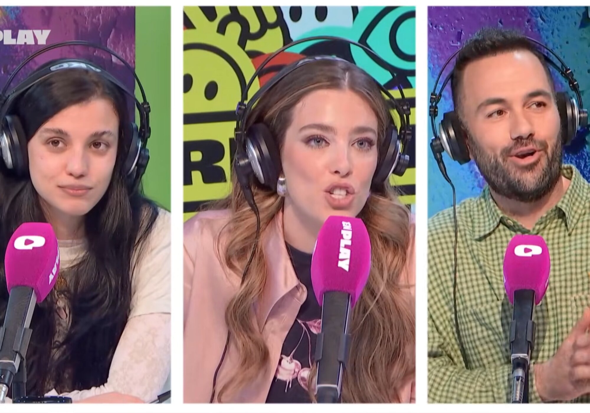 Mariang, Ángela Fernández y Héctor Alabadí en 'El recreo' de En play