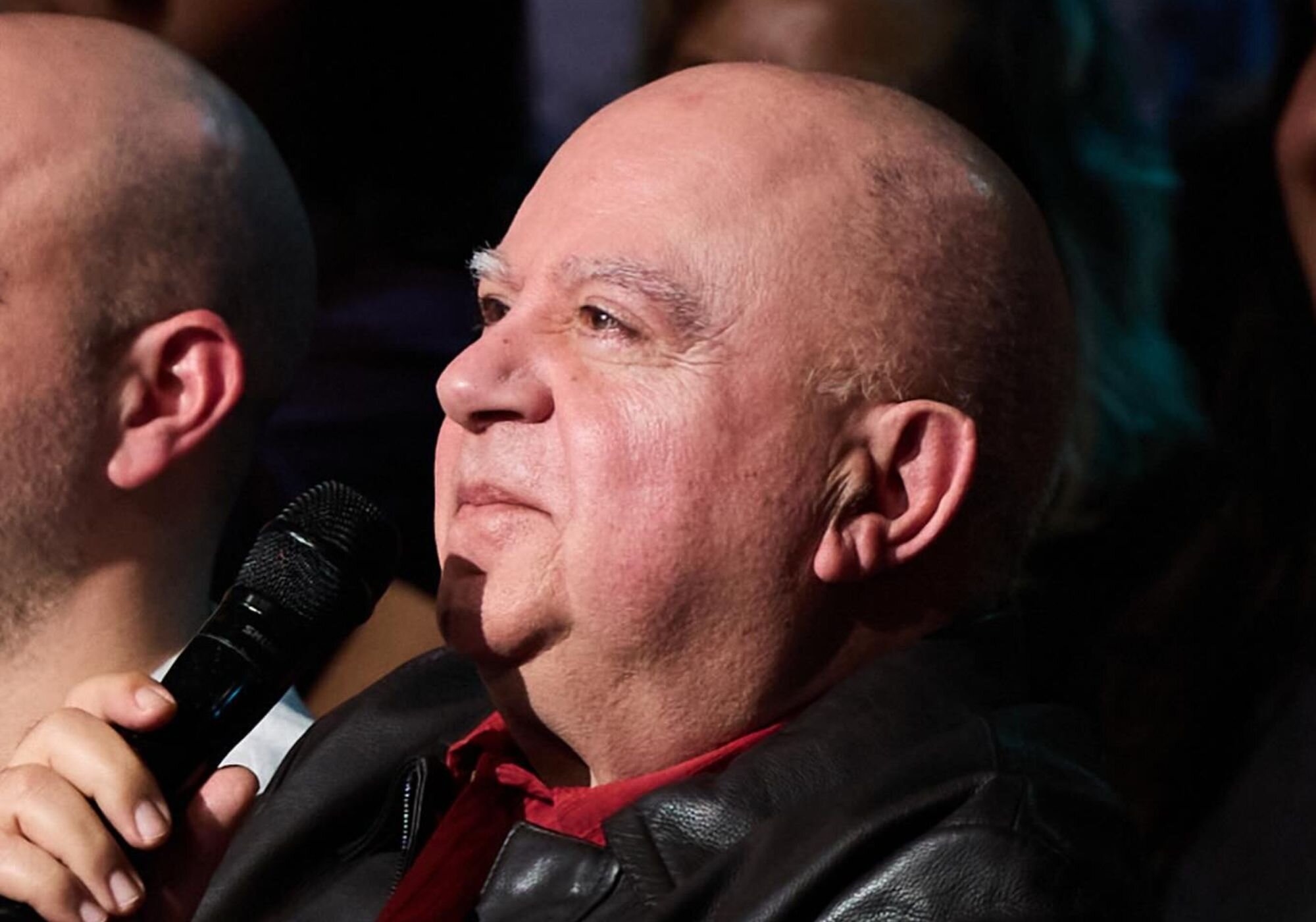 Agustín Almodóvar acompañó a su hermano a 'La revuelta'