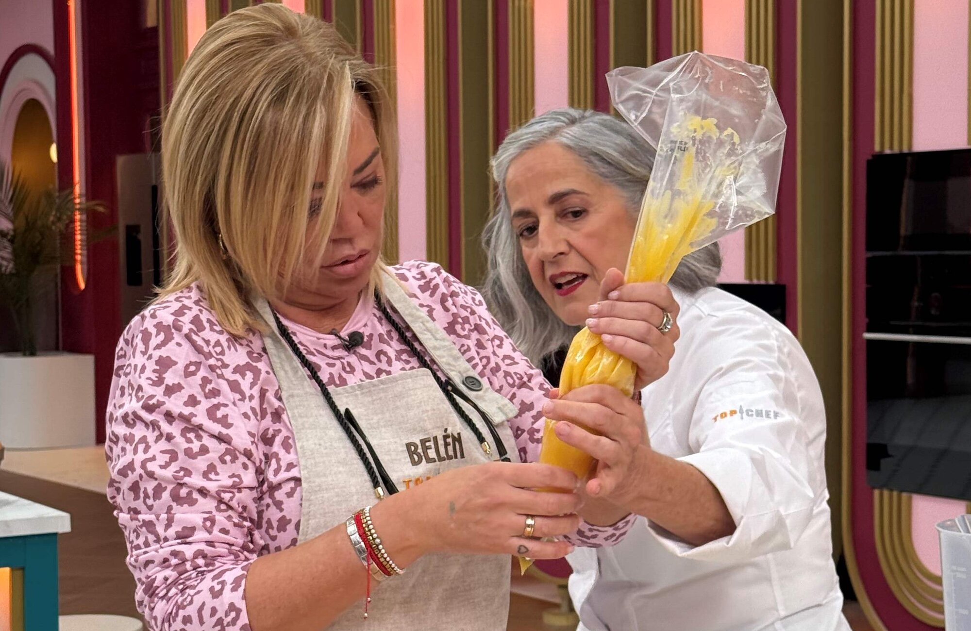 Belén Esteban es concursante de 'Top Chef: dulces y famosos', que está actualmente en emisión en La 1