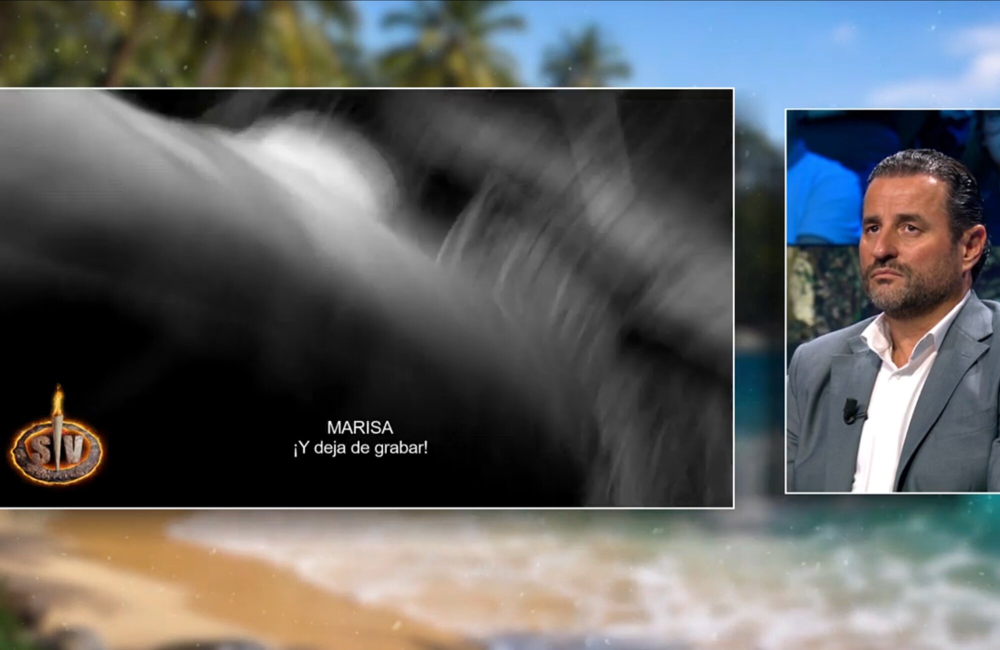 Marisa Jara golpea a la cámara que la grababa en 'Supervivientes'