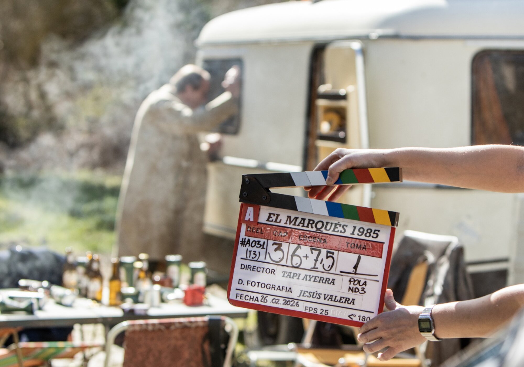 'Rodaje de 'El Marqués, 1985'