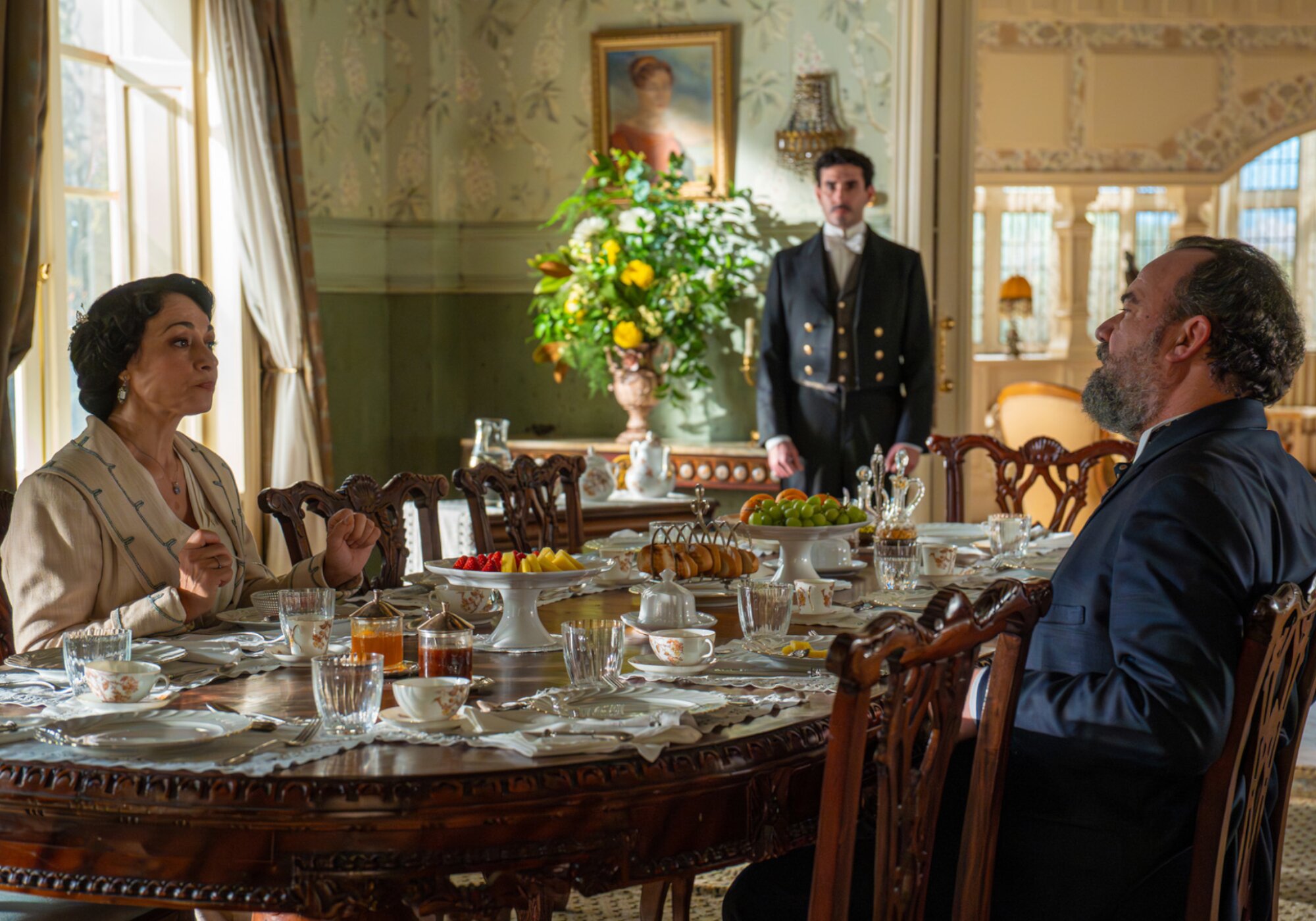 Leocadia y Alonso en 'La promesa'