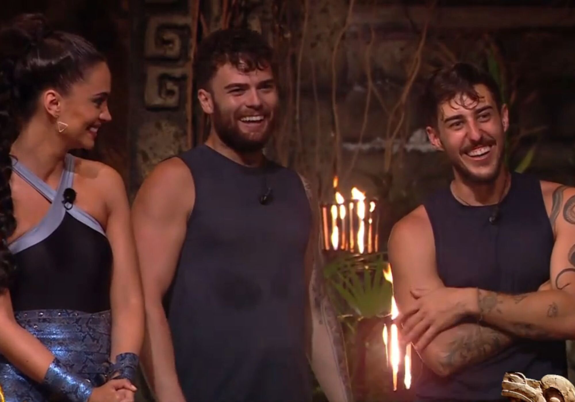 Borja Silva y Darío Linero entraron por primera vez en la palapa de 'Supervivientes'