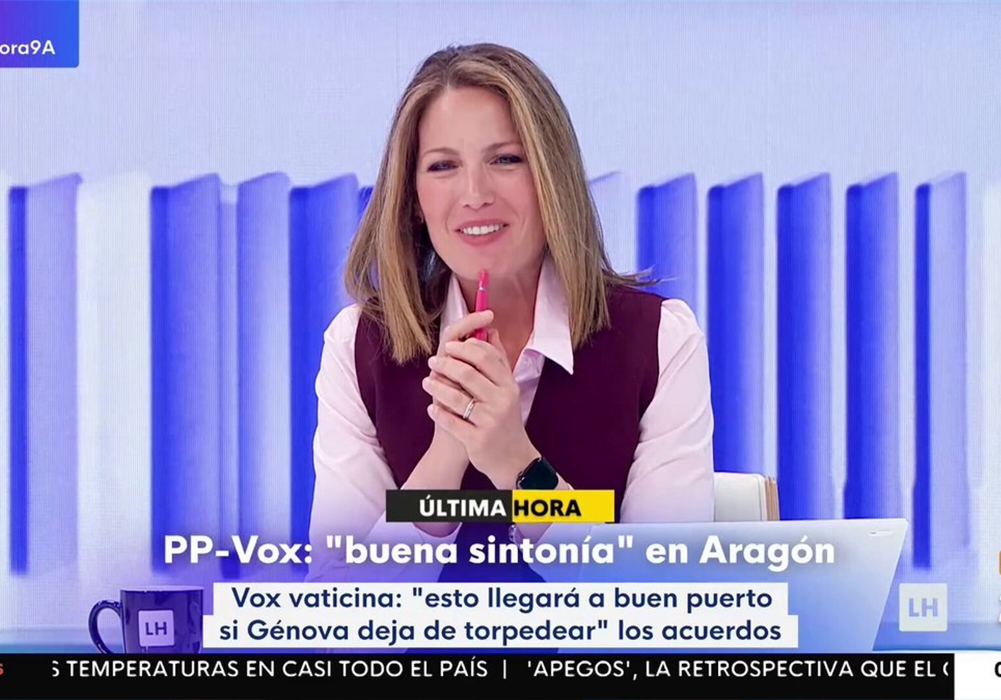 Silvia Intxaurrondo, al frente de 'La hora de La 1'