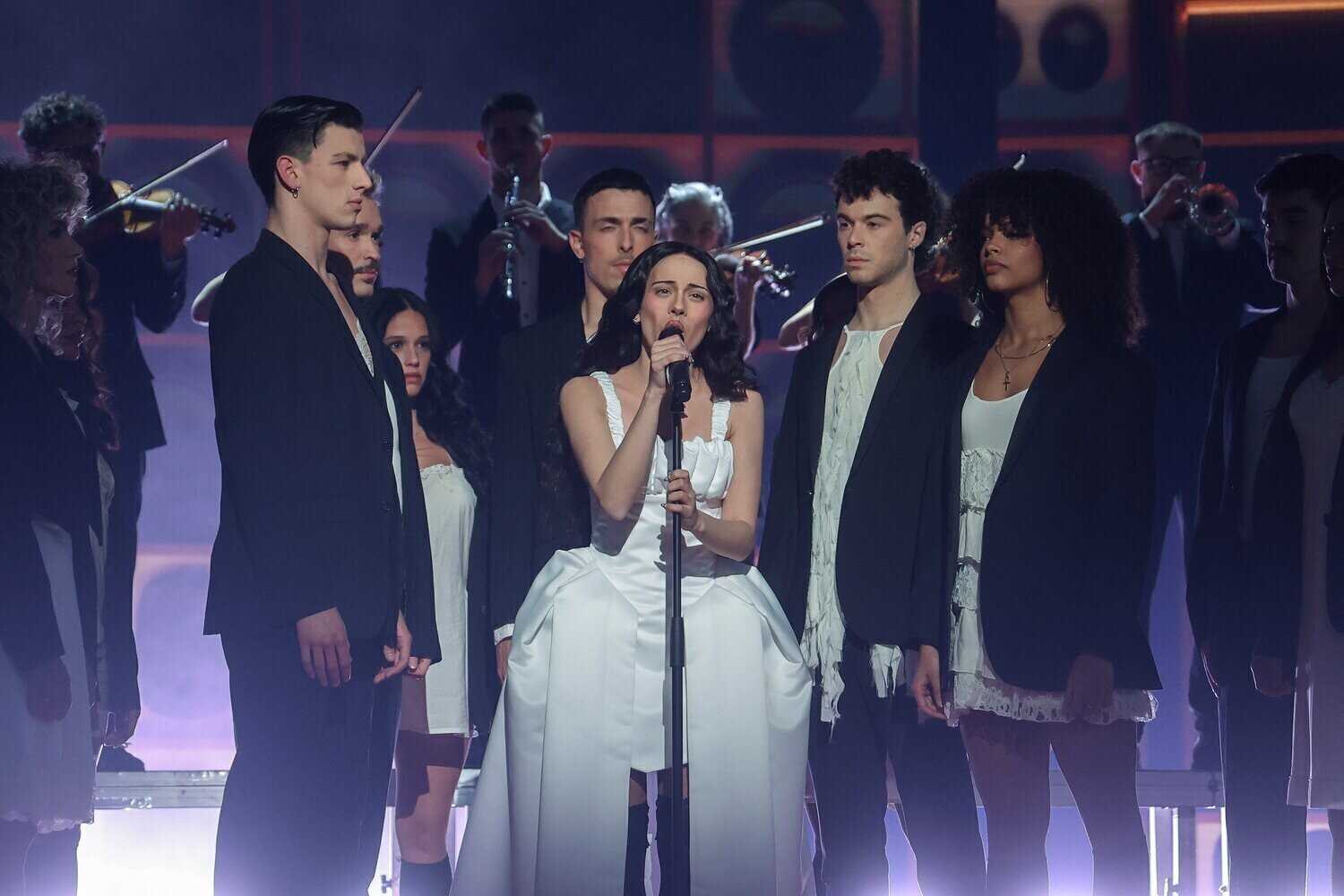 Melani imita a Rosalía en 'Tu cara me suena'