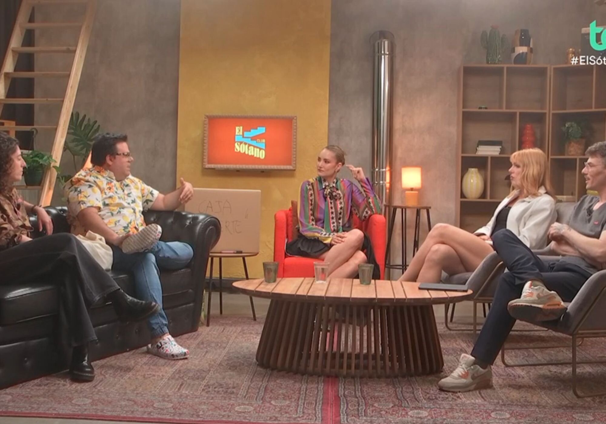 Así es el plató de 'El sótano club'