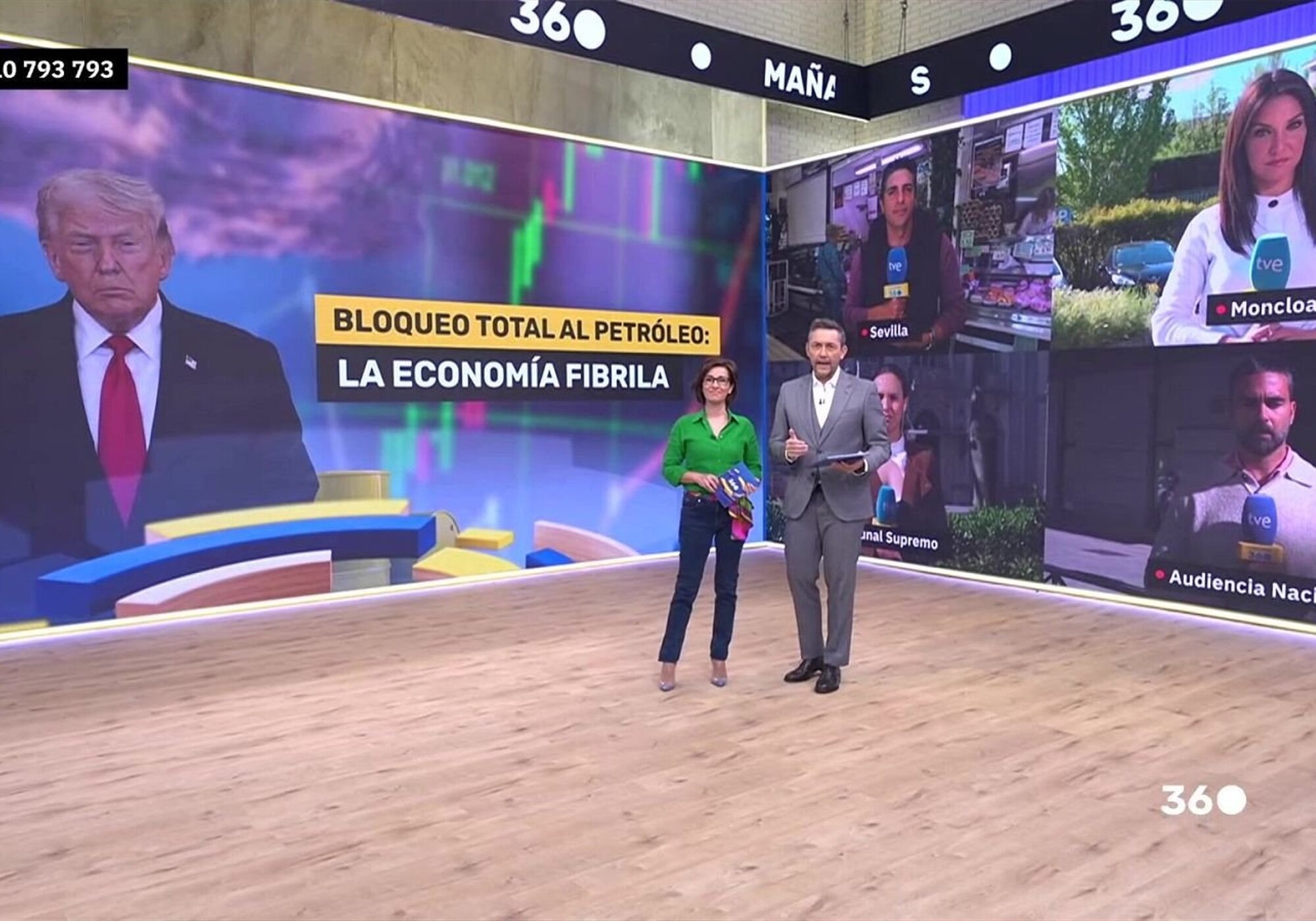 Adela González y Javier Ruiz, al frente de 'Mañaneros 360'