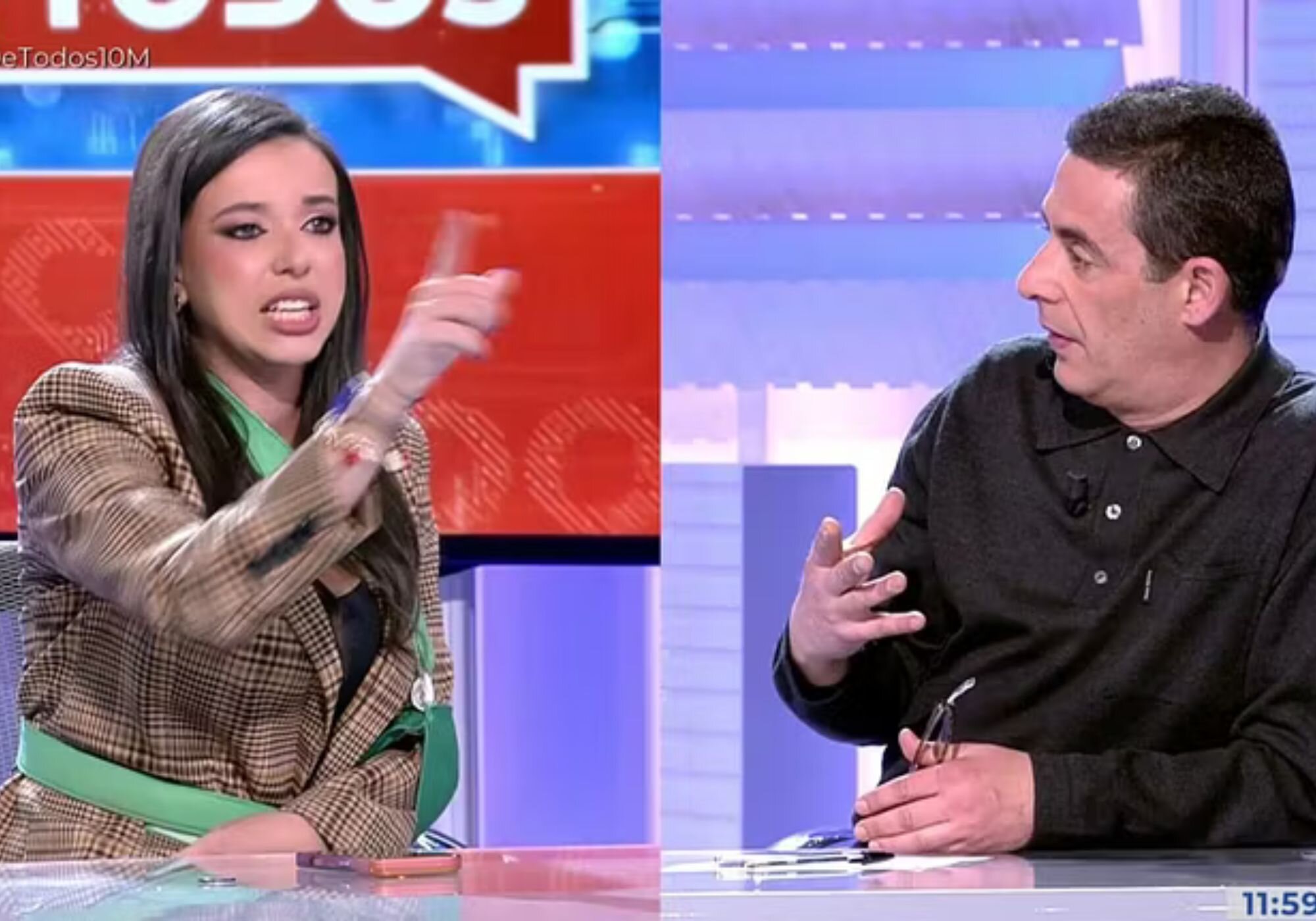 Sarah Santaolalla abandonó 'En boca de todos' tras una gran bronca con Antonio Naranjo