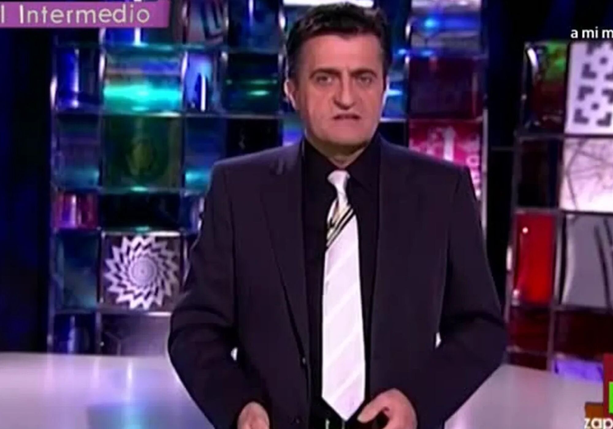 El Gran Wyoming en el primer programa de 'El intermedio' en 2006