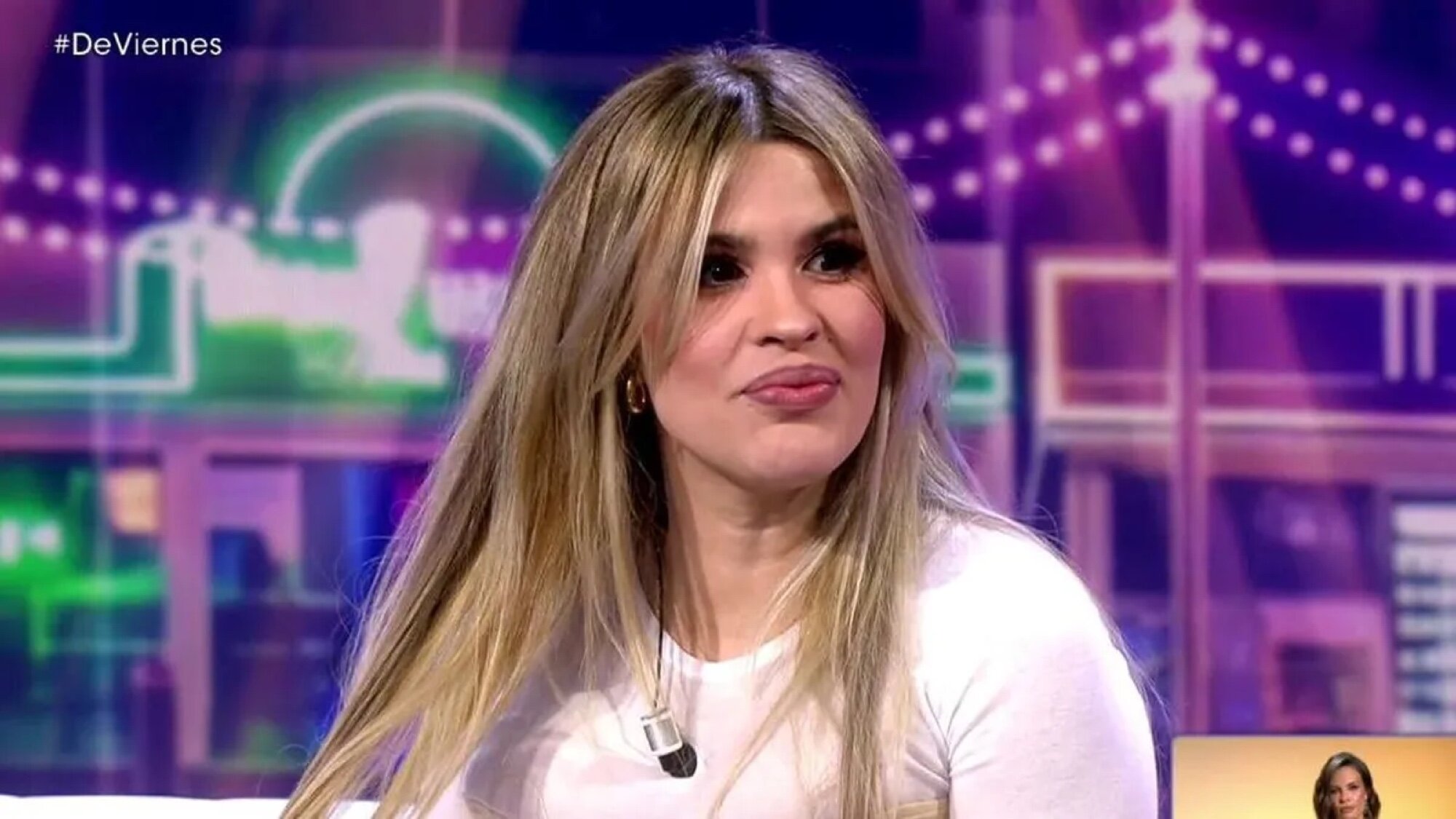 Ylenia Padilla durante su entrevista en '¡De Viernes!'