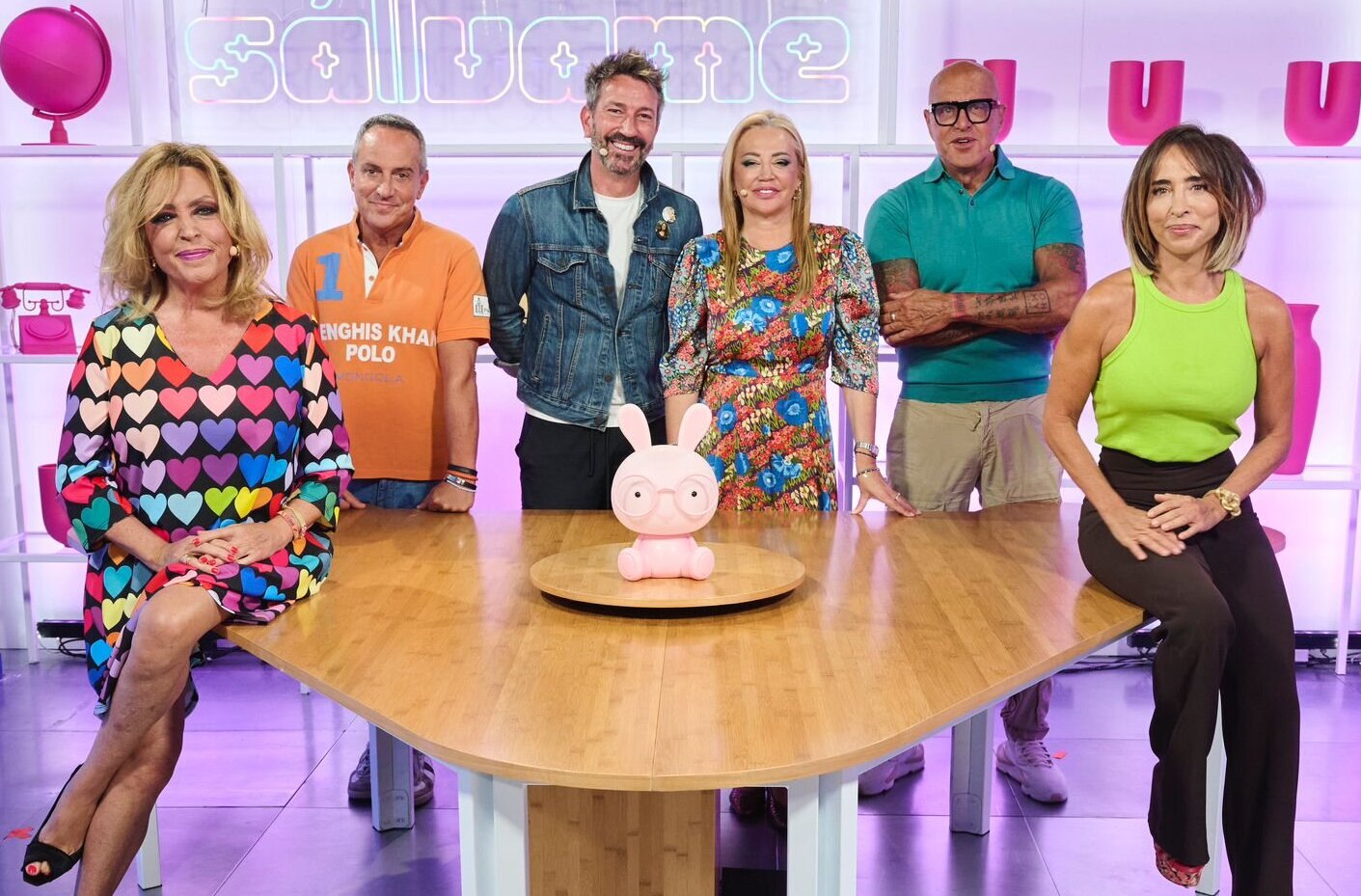 El equipo de 'Sálvame' se mantuvo casi todo unido en 'Ni que fuéramos Shhh'