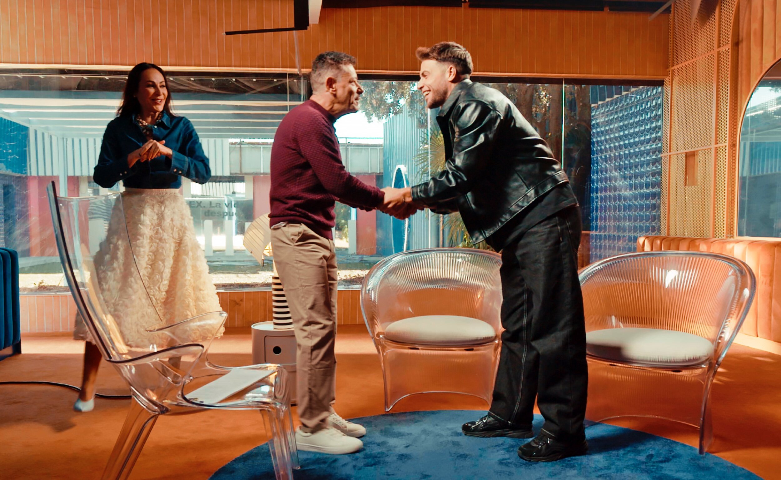 Encuentro entre Jorge Berrocal y Juan Carlos Montoya en la casa de 'Gran Hermano' en Guadalix de la Sierra