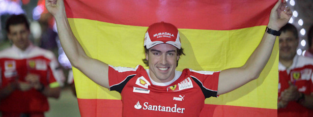 Alonso, campeón en Ferrari