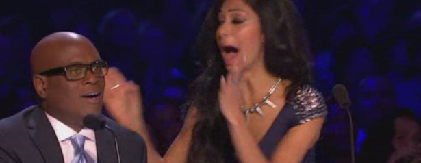 Nicole Sherzinger escandalizada al ver a Geo Godley desnudo en &#39;The X Factor&#39;