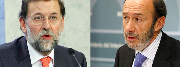 Rajoy y Rubalcaba