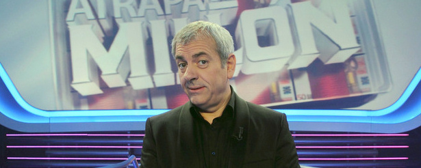 Carlos Sobera en el plató de &#39;Atrapa un millón&#39;