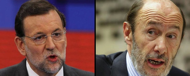 Rajoy y Rubalcaba cara a cara