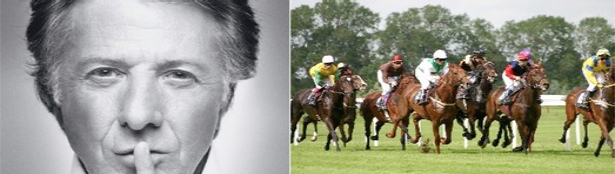 Dustin Hoffman en el mundo de las carreras de caballos