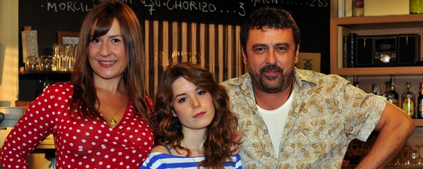 Henar Jiménez, Natalia Roig y Paco Tous