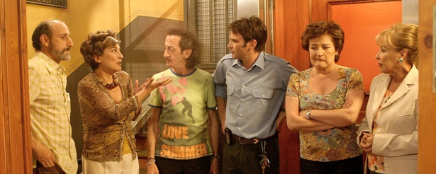 Algunos de los protagonistas de 'Aquí no hay quien viva'