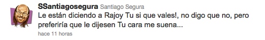 Santiago Segura en Twitter