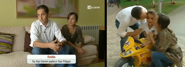 Cristina y Emilio con su hijo Daniel