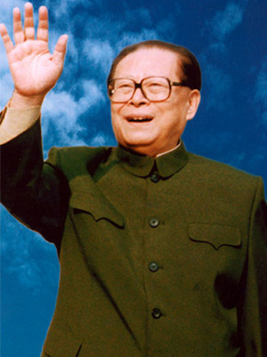 El presidente Jiang Zemin al que mataron