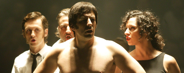 Iagen del rodaje de "Urtain"