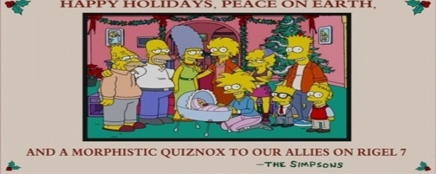 Felicitación navideña de 'Los Simpson'