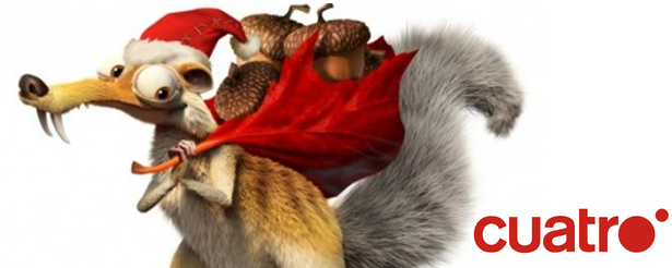 La saga "Ice Age" protagonista de la Nochebuena en Cuatro