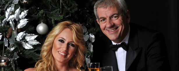 Carolina Cerezuela y Carlos Sobera en las Campanadas de Antena 3