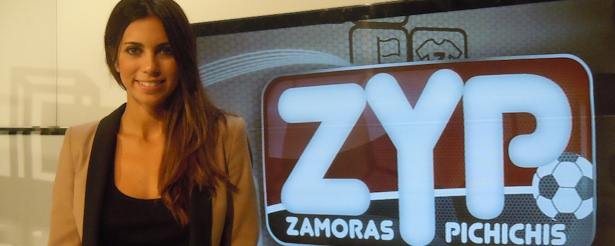 Melissa Jiménez, presentadora de 'Zamora y Pichichis'