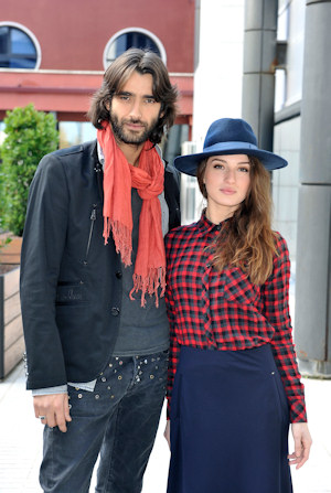 Aitor Luna y María Valverde en la presentación de 'La fuga' el pasado mes de noviembre