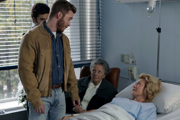 Los Alcántara, en el hospital junto a Merche antes de su operación