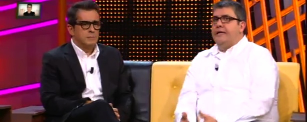 Andreu con Flo en Otra Movida