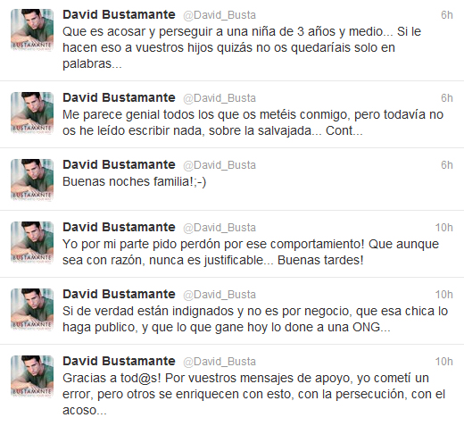 Tweets de David Bustamante